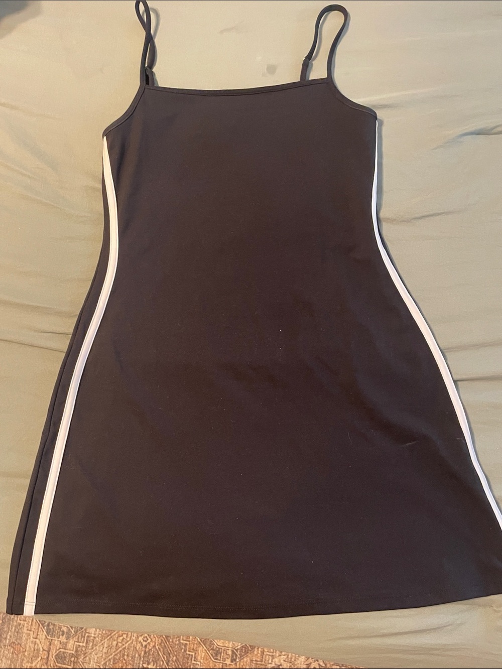 wild fable Black Tank Top with White Logo
